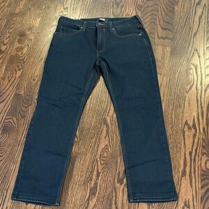 PAIGE Men’s Federal Slim Dark Blue Straight Men's Jeans Size 31”x 26”